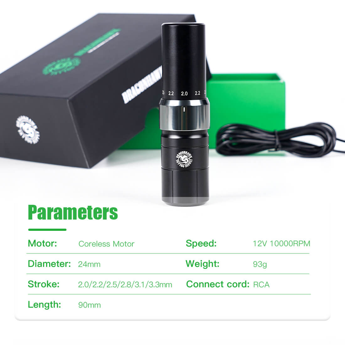 Mast Tour Y23 PMU Tattoo Pen Machine with 6 Stroke Length WQ008
