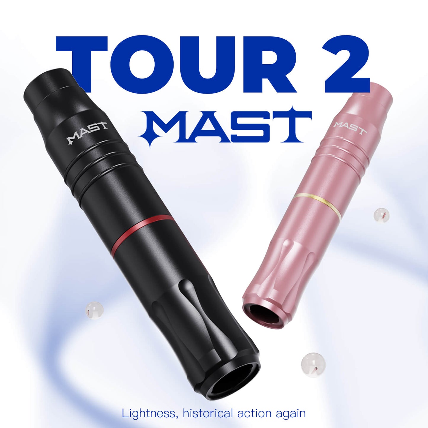 Máquina de pluma de tatuaje PMU inalámbrica Mast Tour 2 con carrera de 2,8 mm