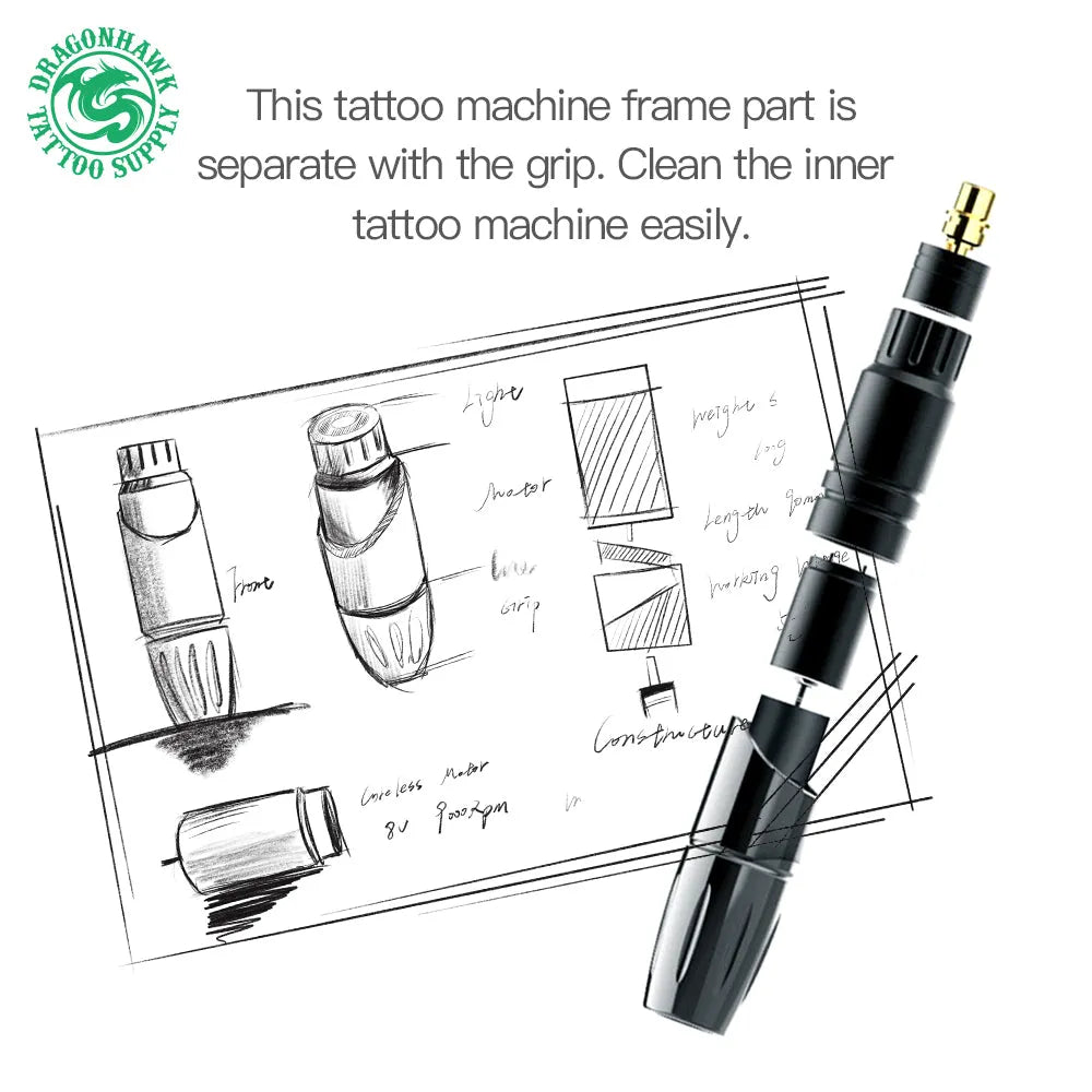 Mast P10 PMU Tattoo Machine Rotary Pen WQ367