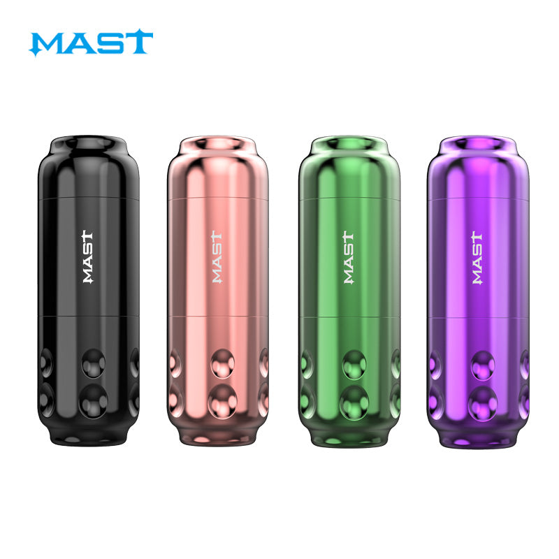 Máquina de tatuaje con sensor de mástil PMU y conexión RCA, 4 mm de recorrido, WQ827
