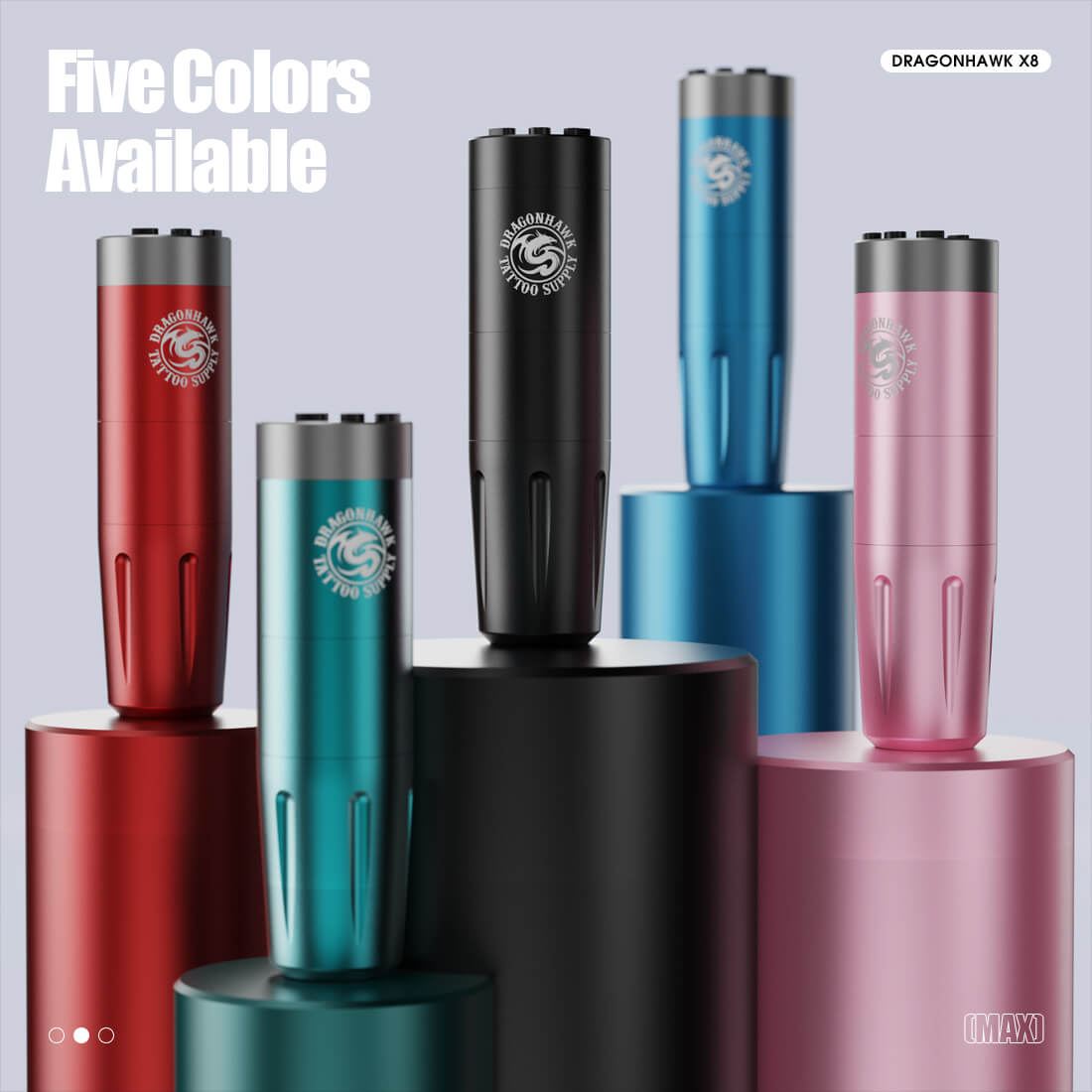 Dragonhawk X8 Wireless PMU Tattoo Pen Machine with Adjustable Frequency - Free Shipping