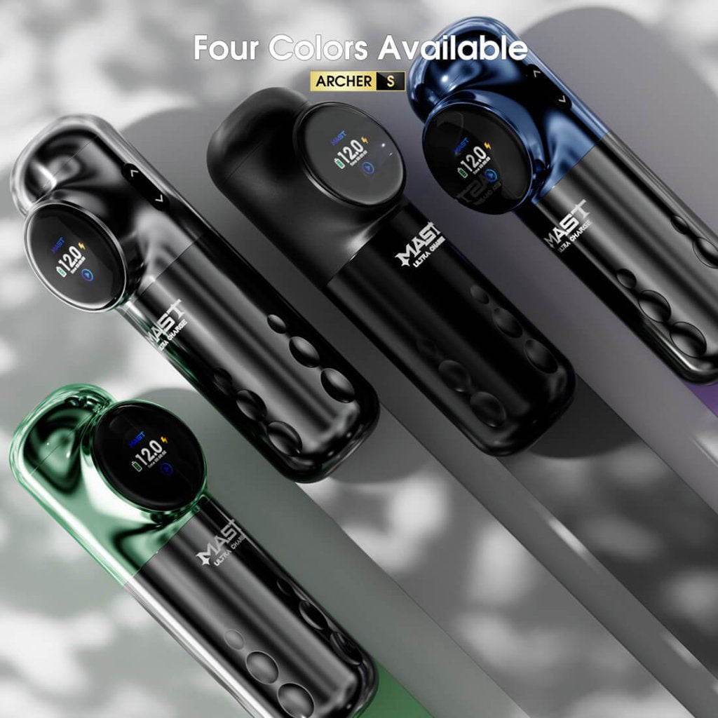 Mast Archer S Wireless Tattoo Pen Machine with 4.2MM Stroke Ultra Fast Charging - Free Shipping