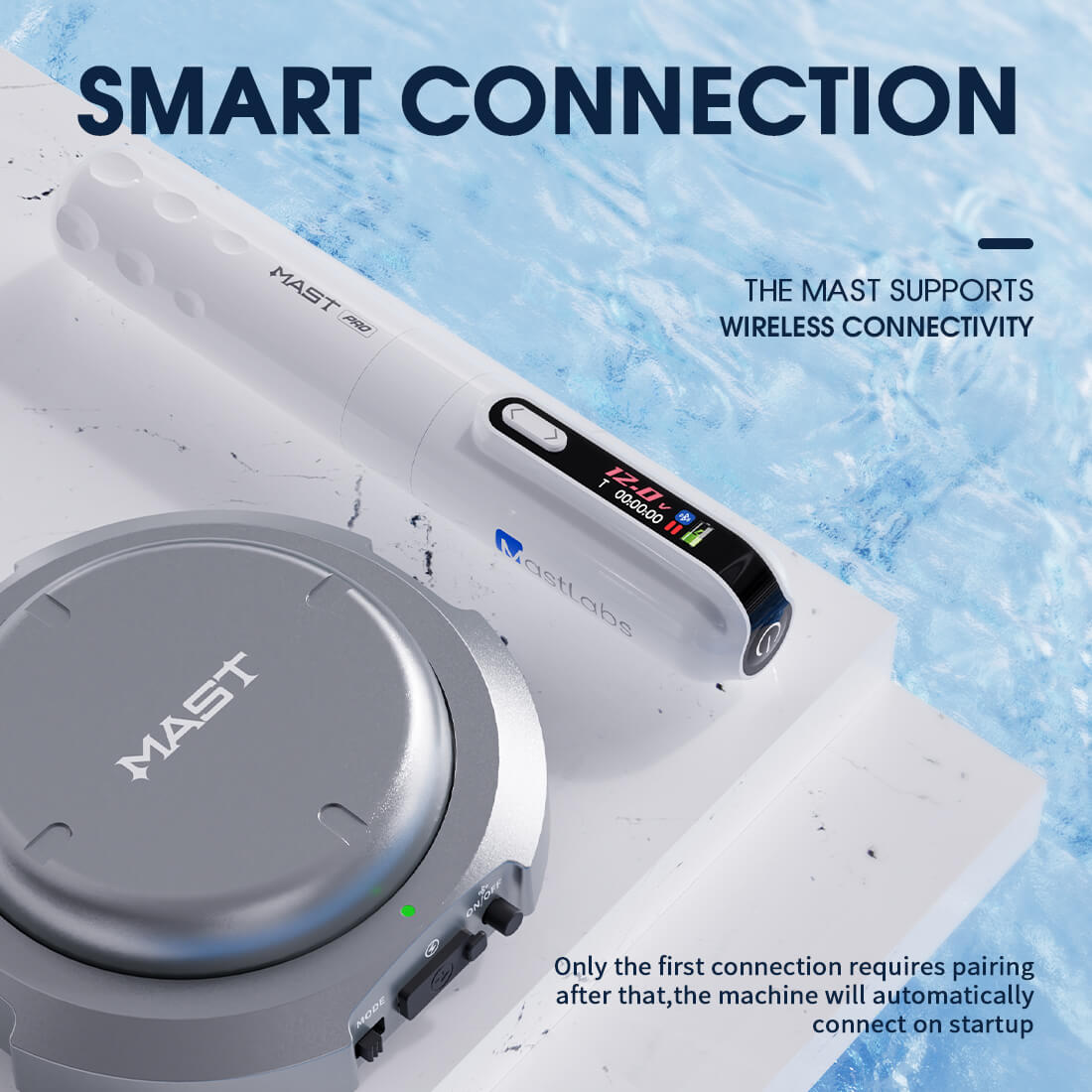 Mast Y22 Pro Wireless Tattoo Pen Machine With 3.0MM Bluetooth Verison - Free Shipping