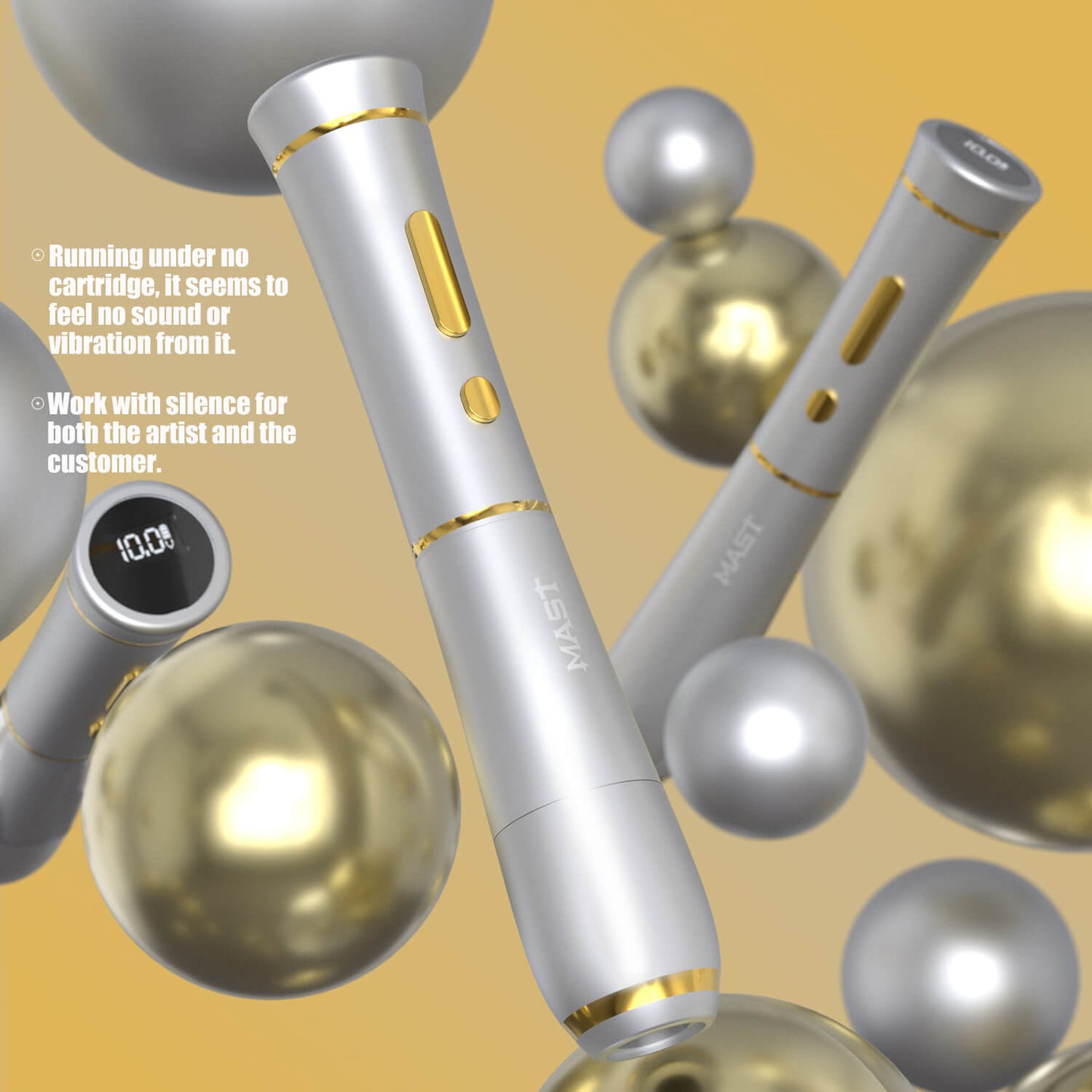 Mast P40 Wireless Tattoo Kit PMU Machine Professional Bundle - Free Shipping