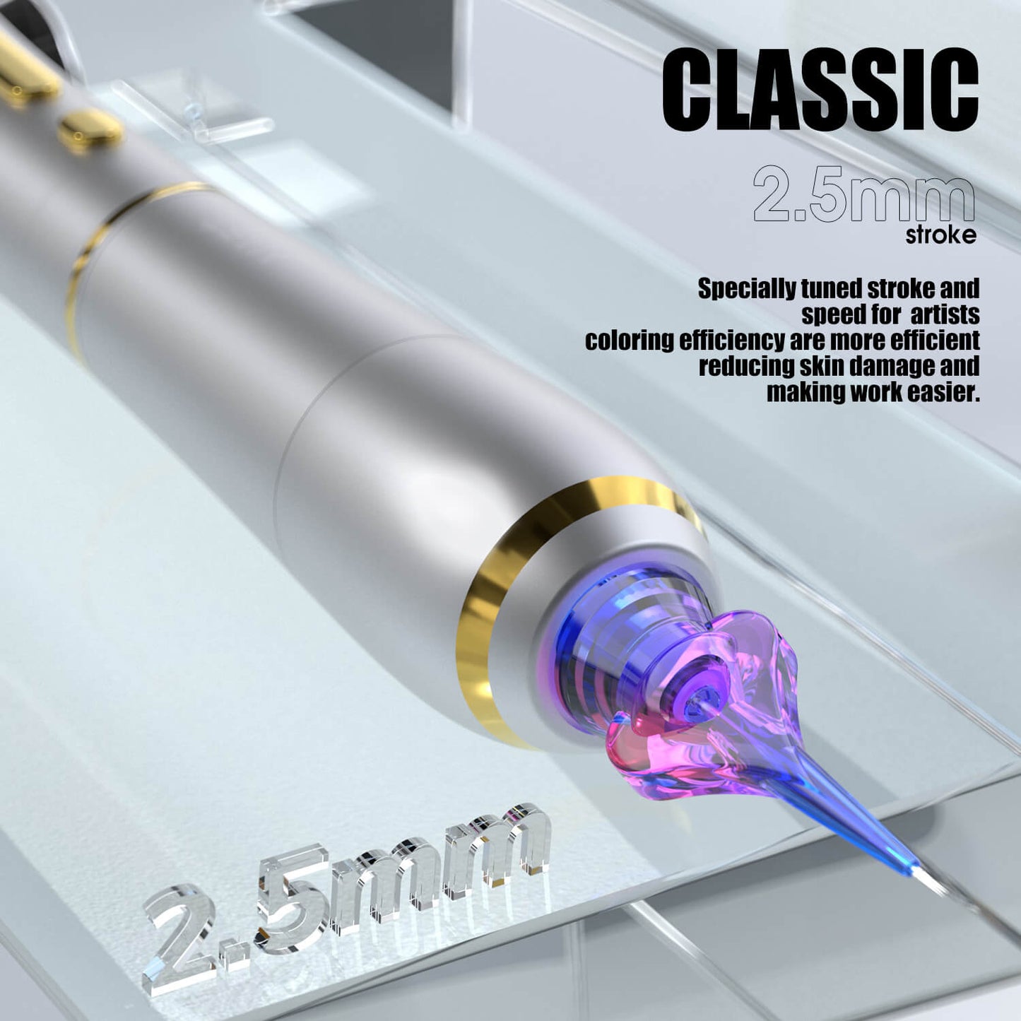 Mast P40 Tattoo-Set, kabellose PMU-Maschine, professionelles Bundle, Ocean Heart – kostenloser Versand