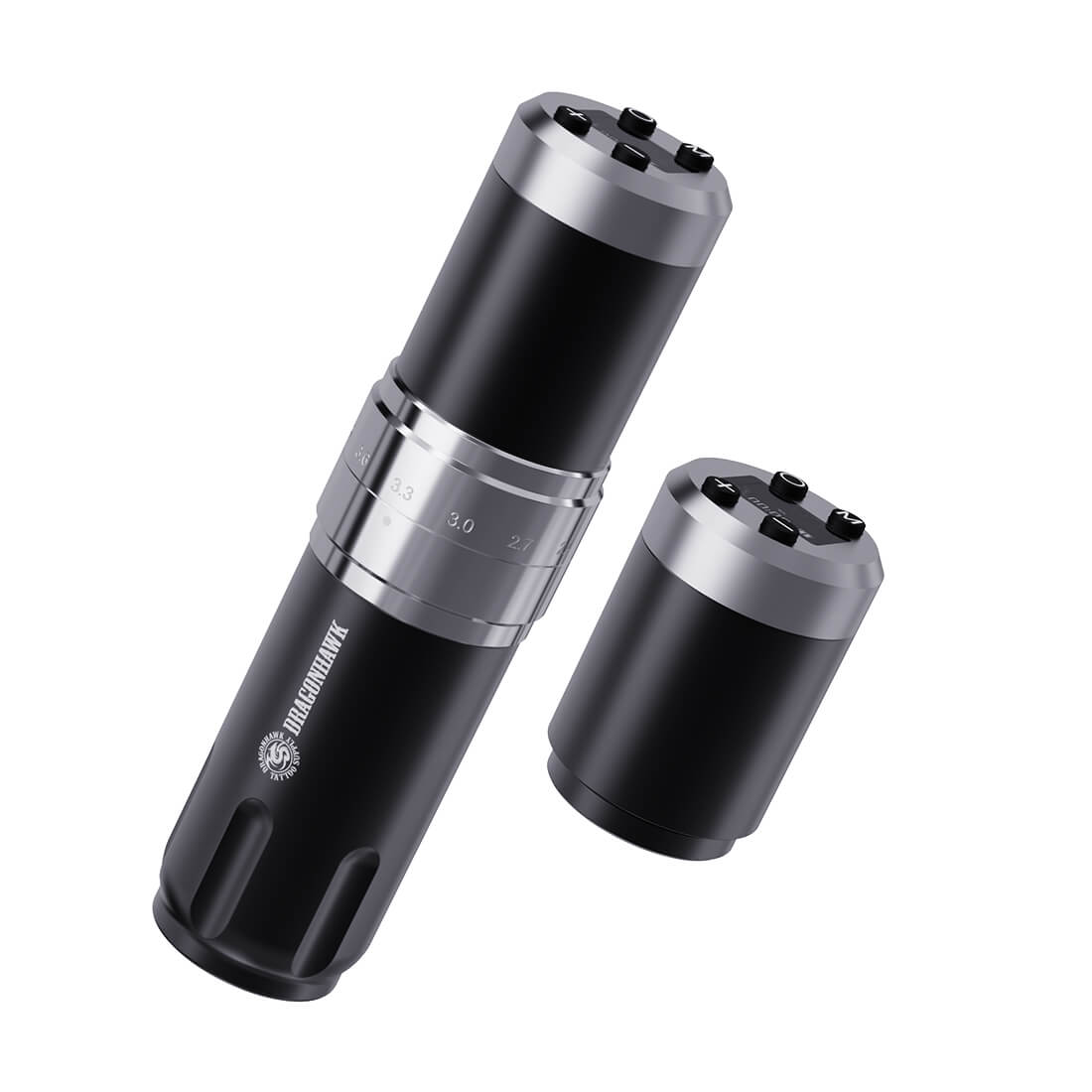 Dragonhawk Fold 3 Wireless PMU Tattoo Pen Machine with 7 Stroke Lengths