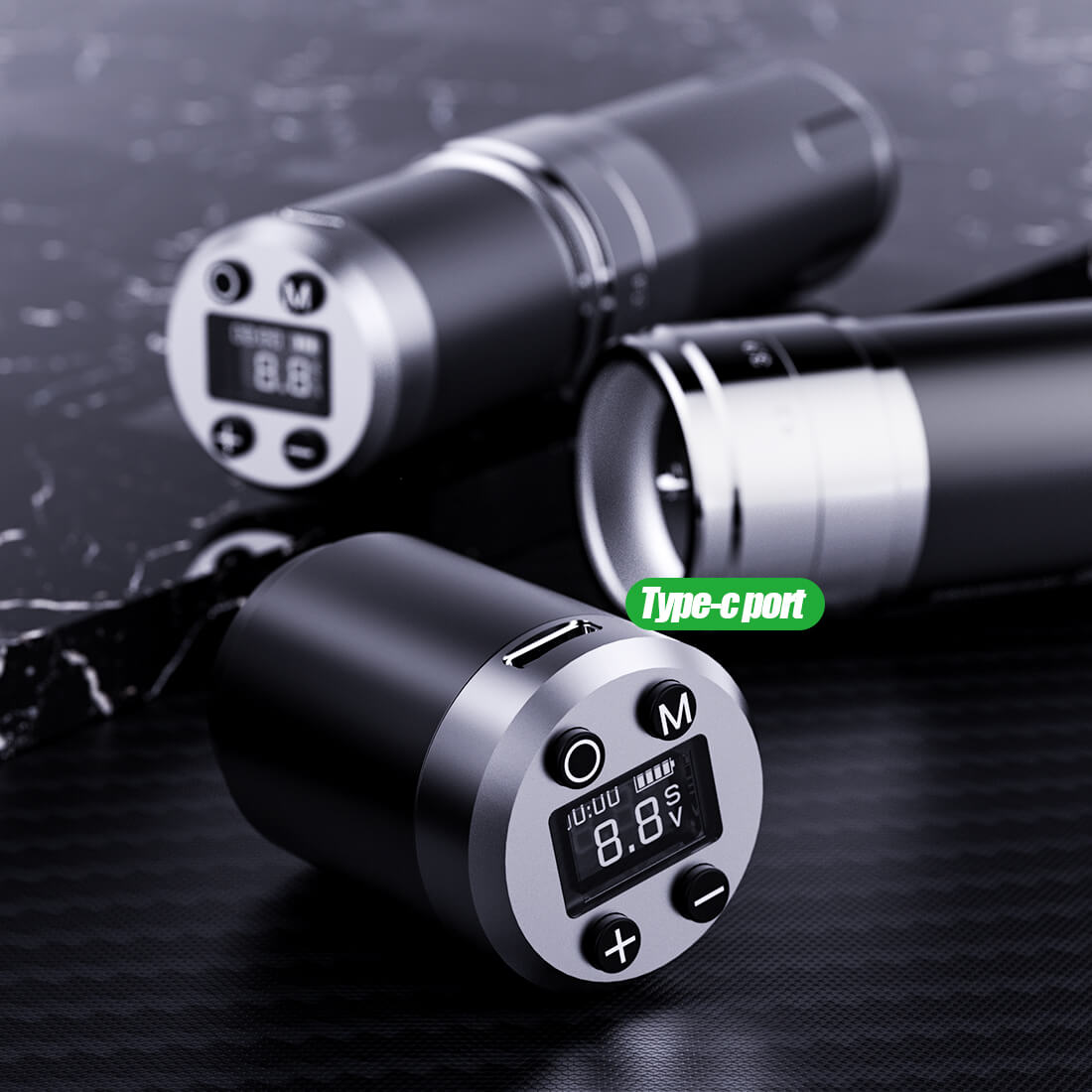Dragonhawk Fold 3 Wireless PMU Tattoo Pen Machine with 7 Stroke Lengths