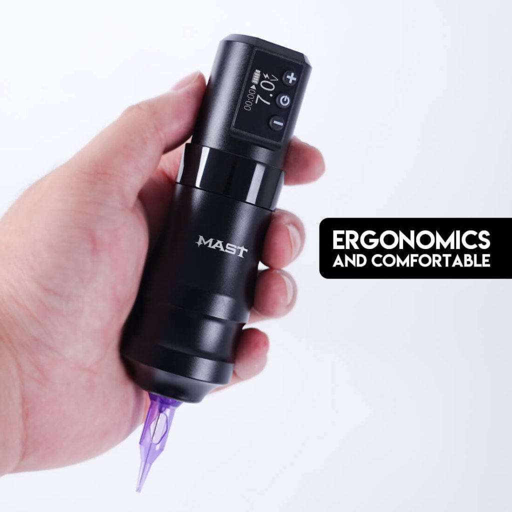 Mast Mini Wireless Tattoo Machine Professional Bundle - Free Shipping