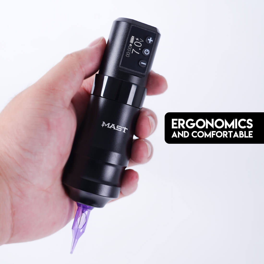 Mast Mini Wireless PMU Tattoo Pen Maschine mit 3,6 mm Hub - Kostenloser Versand