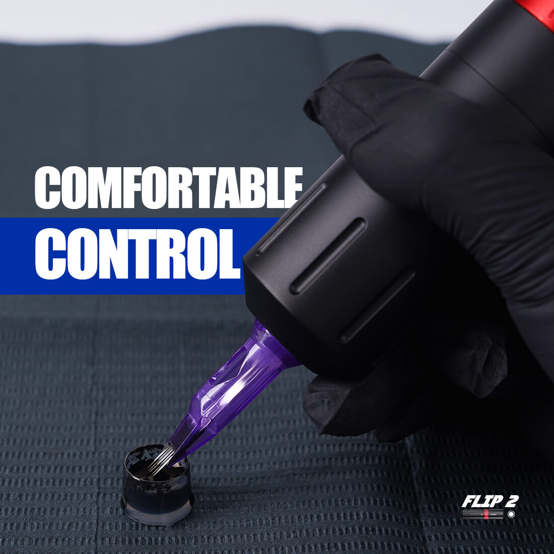 Mast Flip2 Wireless PMU Tattoo Pen Machine with 7 Adjustable Strokes