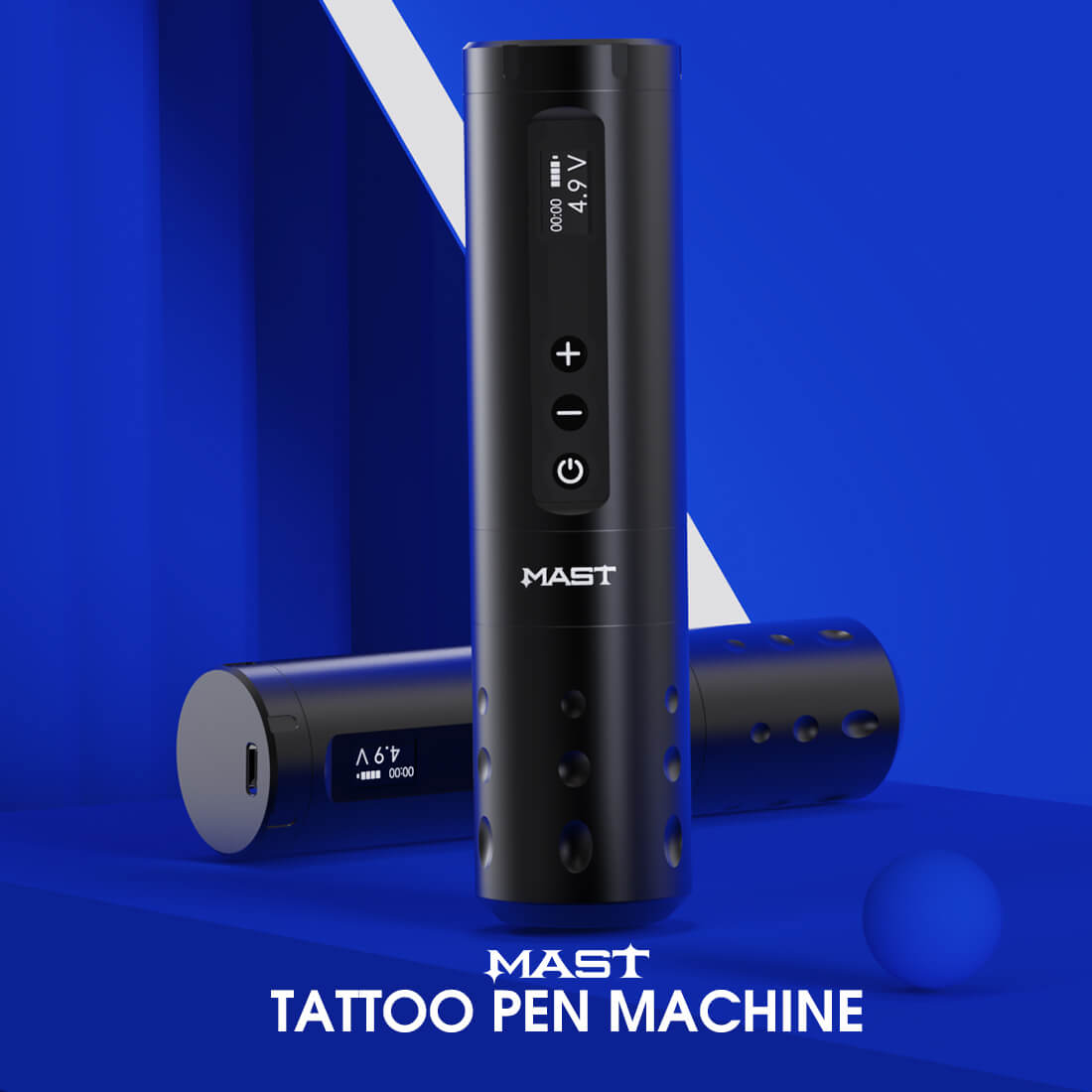 Mast A2 Wireless PMU Tattoo Pen Machine with 3.5 MM Stroke - Free Shipping