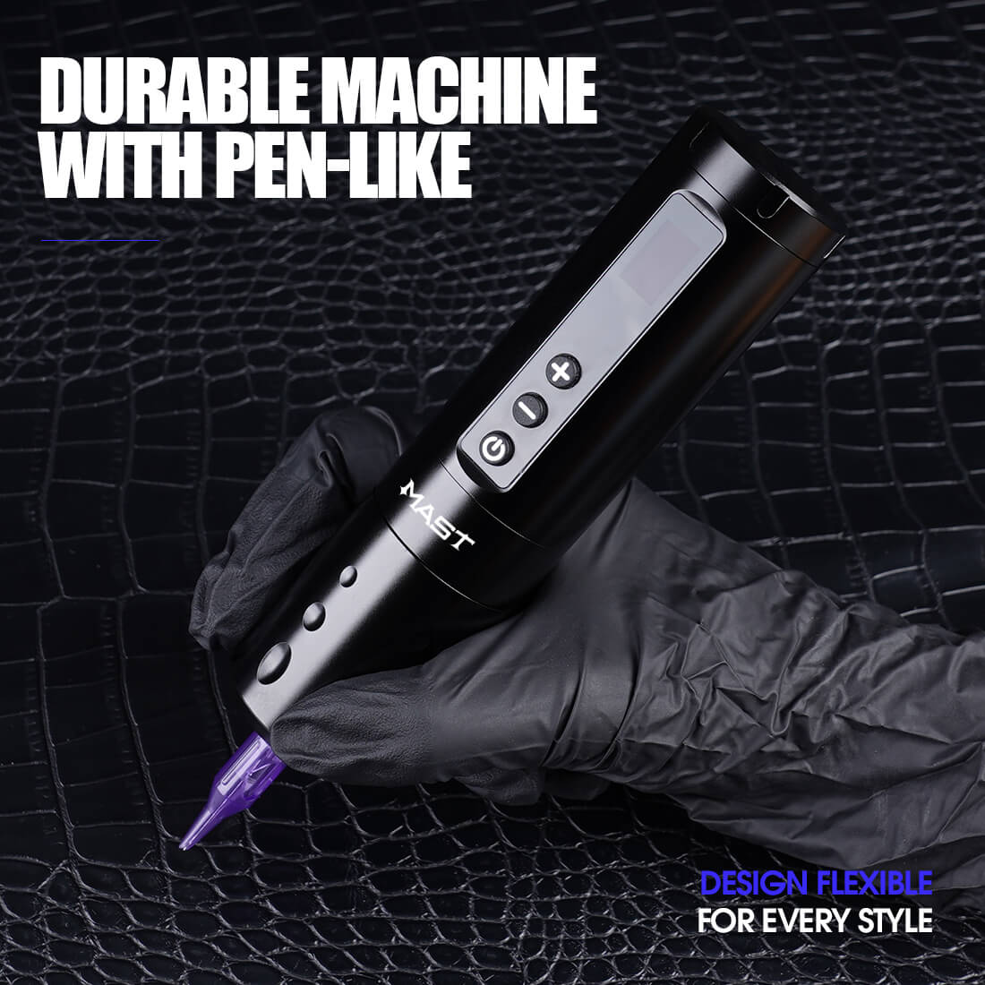 Mast A2 Wireless PMU Tattoo Pen Machine with 3.5 MM Stroke - Free Shipping