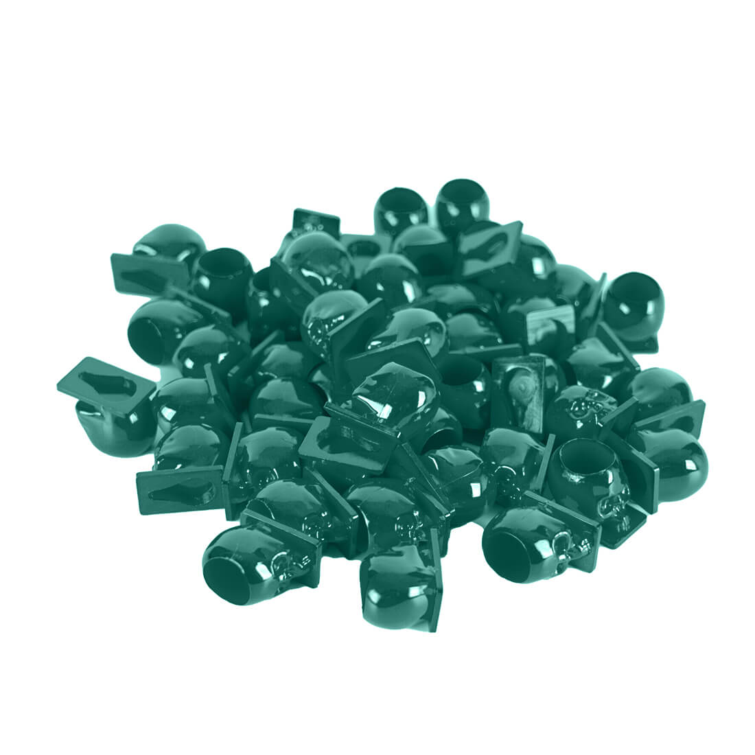 Tattoo Skull Ink Cup Pigment Cup with Base - 50PCS