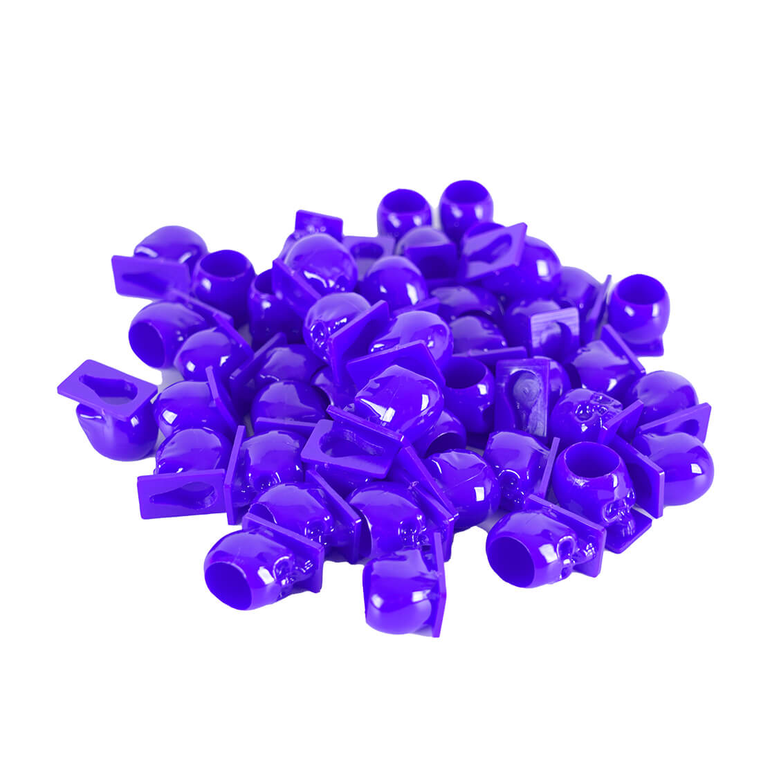Tattoo Skull Ink Cup Pigment Cup with Base - 50PCS