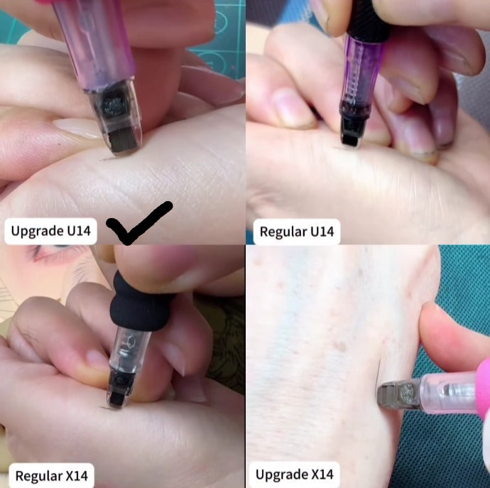 XF Upgrade Silicone U14 Special PMU Needle - 10PCS/Box (For Use Only with XF Machines – Not Compatible with Other Devices)