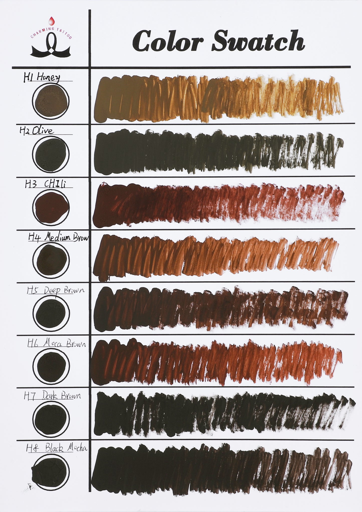 YD Brow HY Pigment 12ml/Bottle Gold Cap
