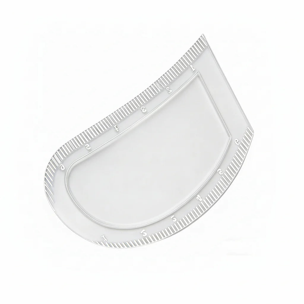 YD 2-in-1 Brow & Lip Measuring Ruler