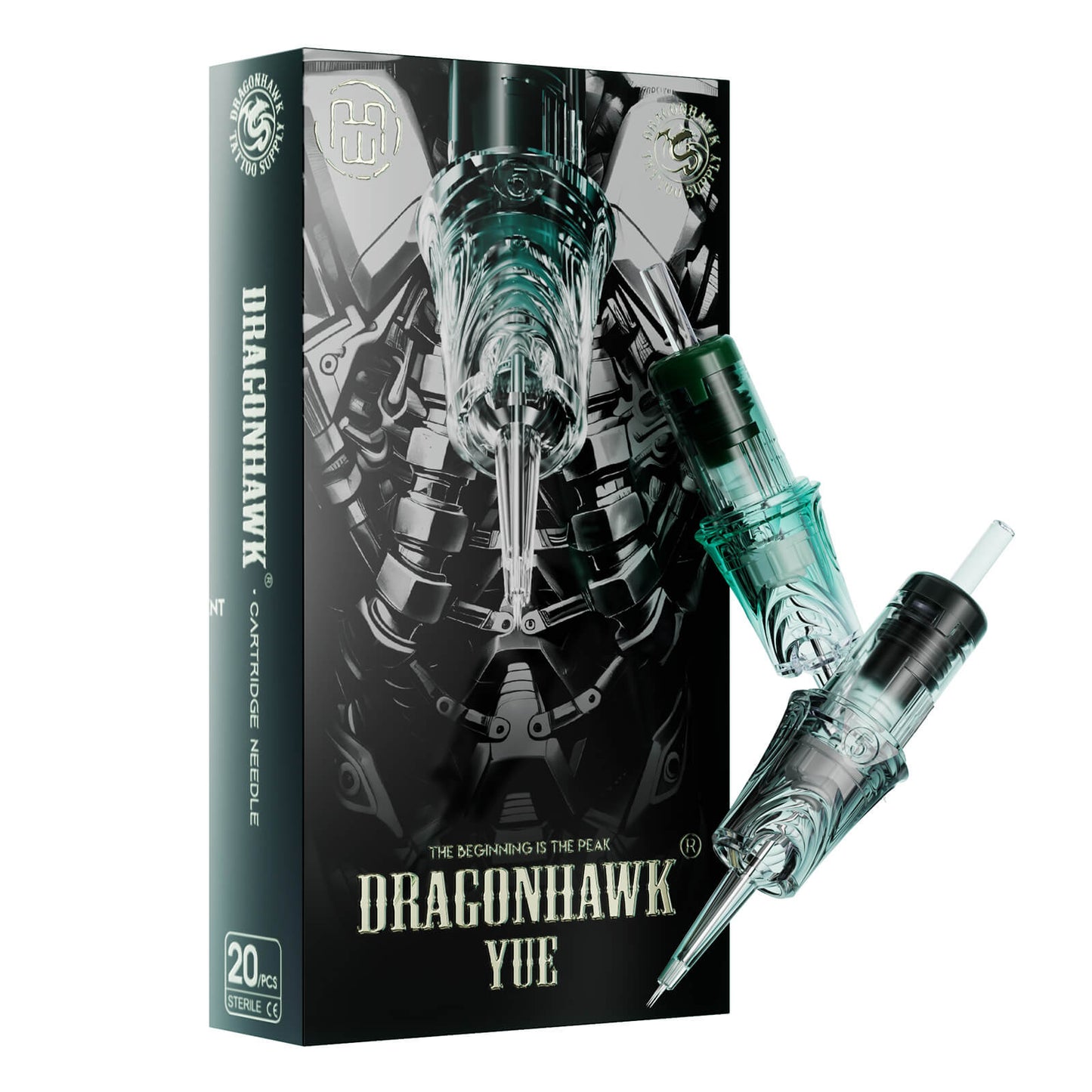 Dragonhawk Yue Tattoo-Kartuschennadeln – Schachtel mit 20 Stück