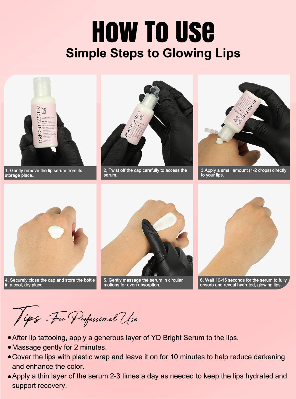 Bright Serum – The Ultimate Post-Lip Tattoo Brightening & Hydration Solution