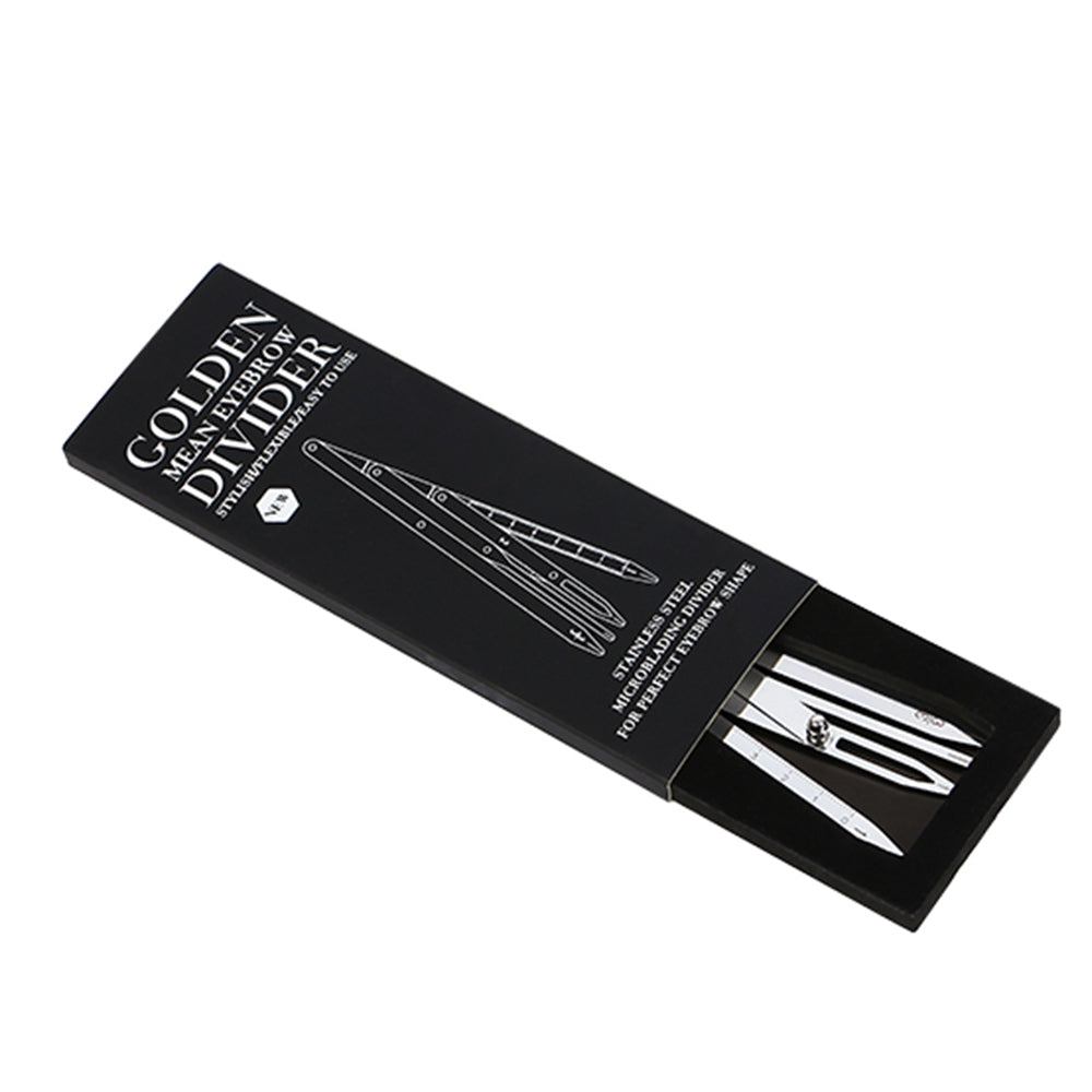 Permanent Makeup 4 Prong Stainless Steel Golden Mean Calipers