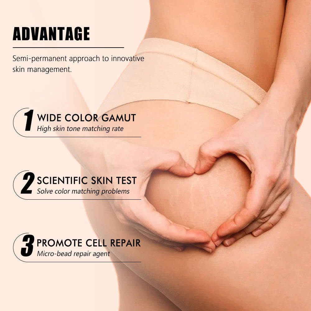 Kit de tatuaje de camuflaje de piel: solución avanzada para estrías, cicatrices y vitíligo
