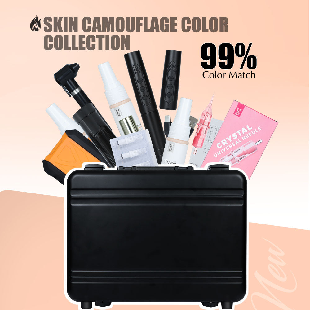 Kit de tatuaje de camuflaje de piel: solución avanzada para estrías, cicatrices y vitíligo