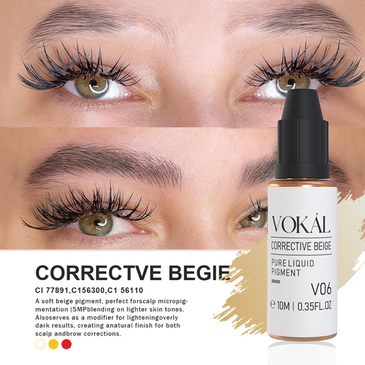 VOKÁL™ V06 Corrective Beige – Water-Based Pigment (10ml)