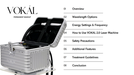VOKAL LASER 2.0 Professional Pigment Removal Laser System – Multi-Wavelength PMU & Tattoo Removal Machine