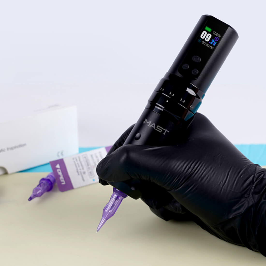 Mast Fold 2 Pro Wireless PMU Tattoo Pen Machine – Free Shipping