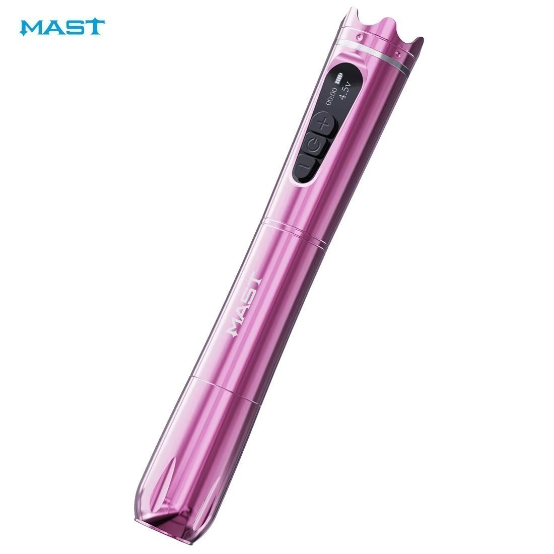 Máquina de tatuaje inalámbrica Mast Crown PMU con batería y cable de clip RCA