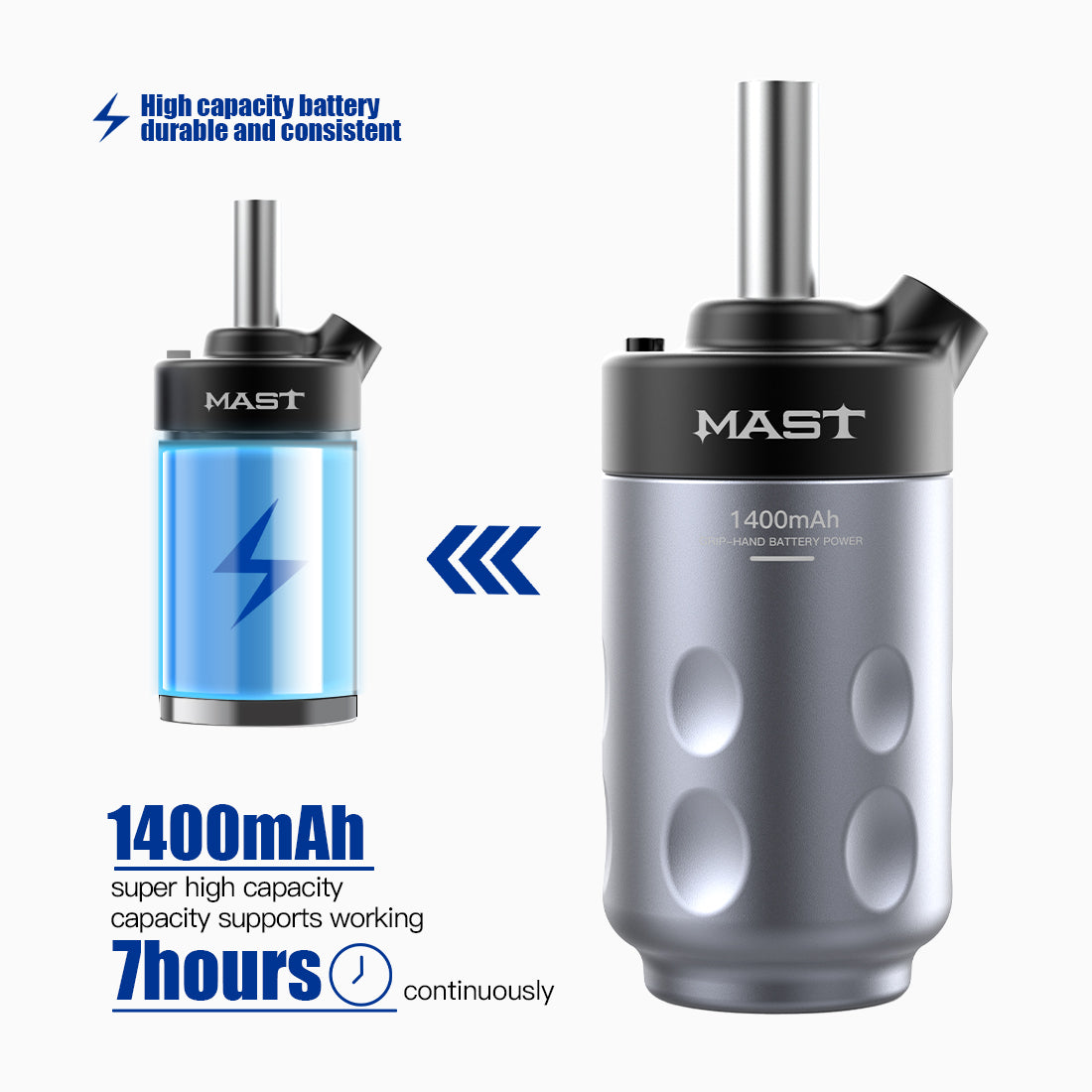 Empuñadura de batería del controlador de mano de mástil