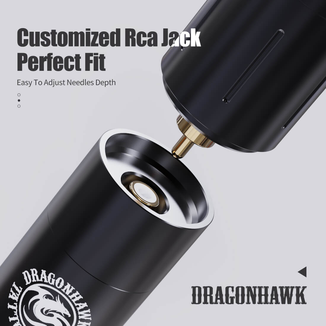 Dragonhawk Wireless Tattoo Pen Machine with 3.5MM Stroke | X3 Pro (2 Batteries ver.)