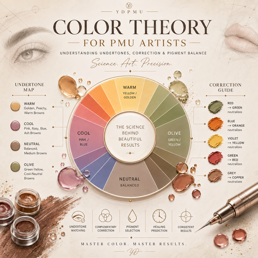 Mastering Color Theory for PMU Artists: The Complete Guide