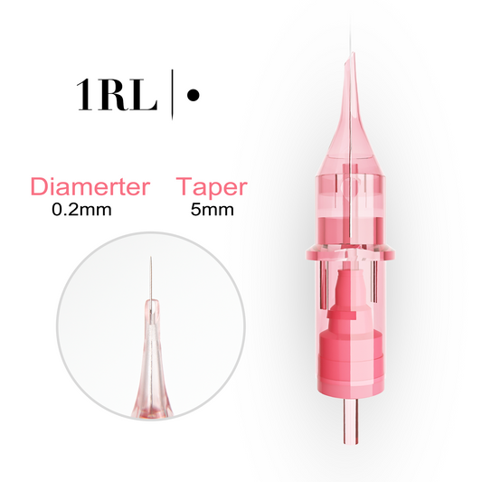 Pink Crystal Universal Cartridge Needles - Professional Cartridges for PMU and Tattoo Artists