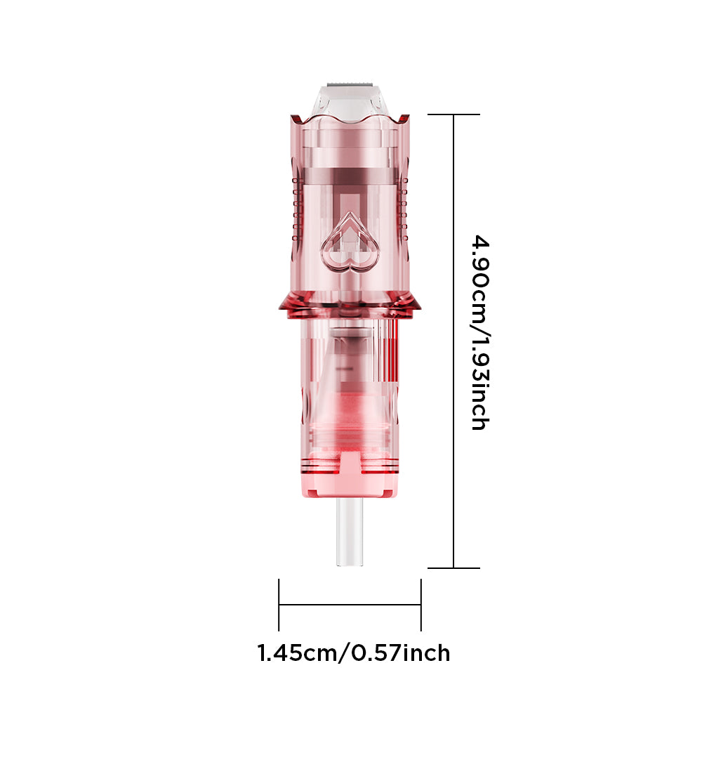 V6 Pink & Transparent Needle Cartridge – Standard Model