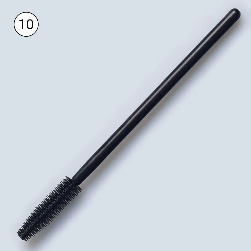 Disposable Silicone Mascara Wands – Colorful Flexible Eyelash & Brow Brushes | 50PCS