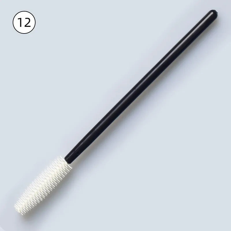 Disposable Silicone Mascara Wands – Colorful Flexible Eyelash & Brow Brushes | 50PCS