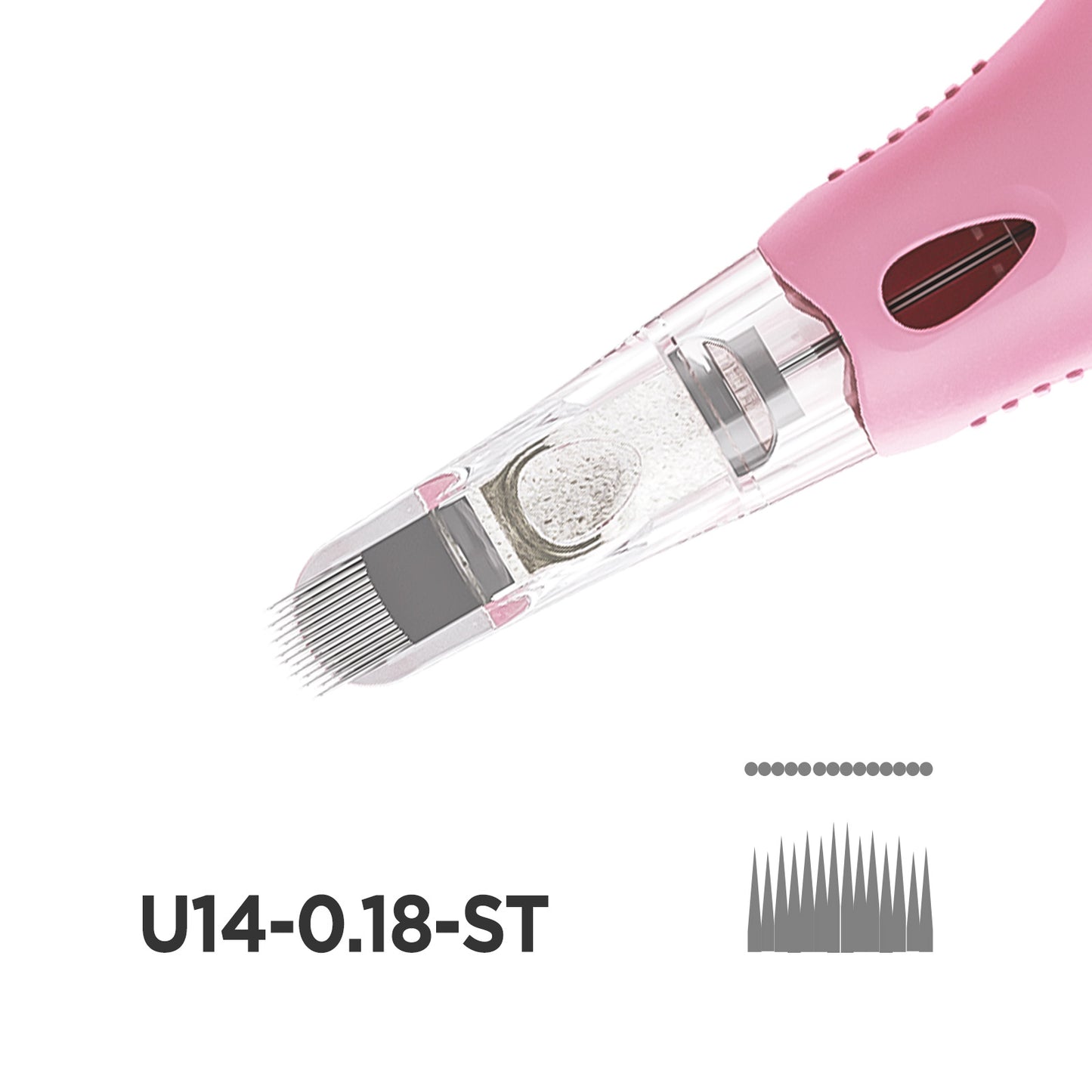 V6 Needle Cartridge – Integrated Pink Silicone Design