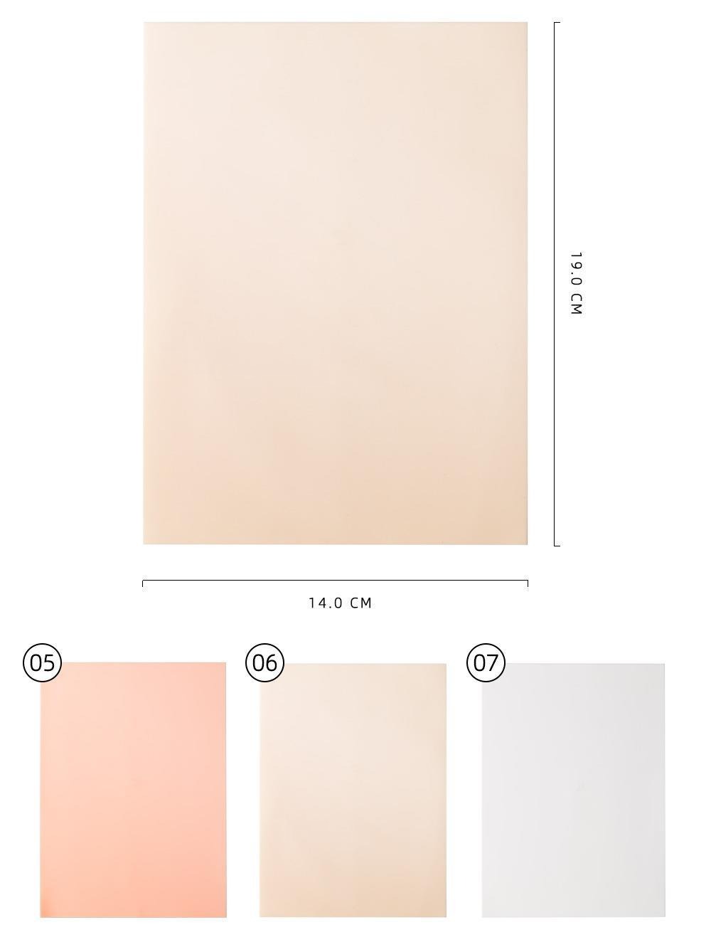 PMU Flexible Practice Skin – Eyebrow & Blank Training Sheets - 11 Styles