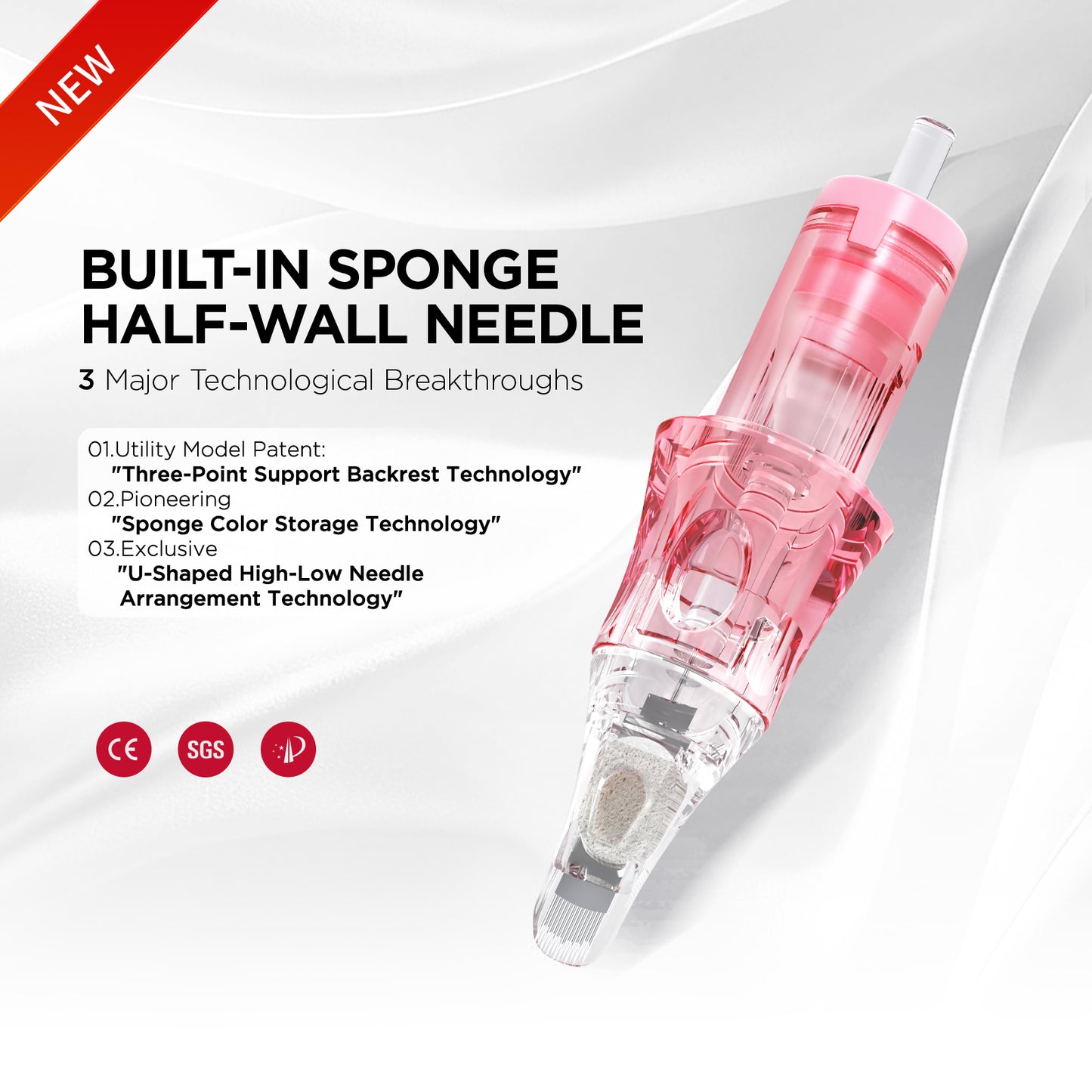 V6 Universal Needle Cartridge – UX14/0.18-ST and UX12/0.25-ST (10PCS/Box)