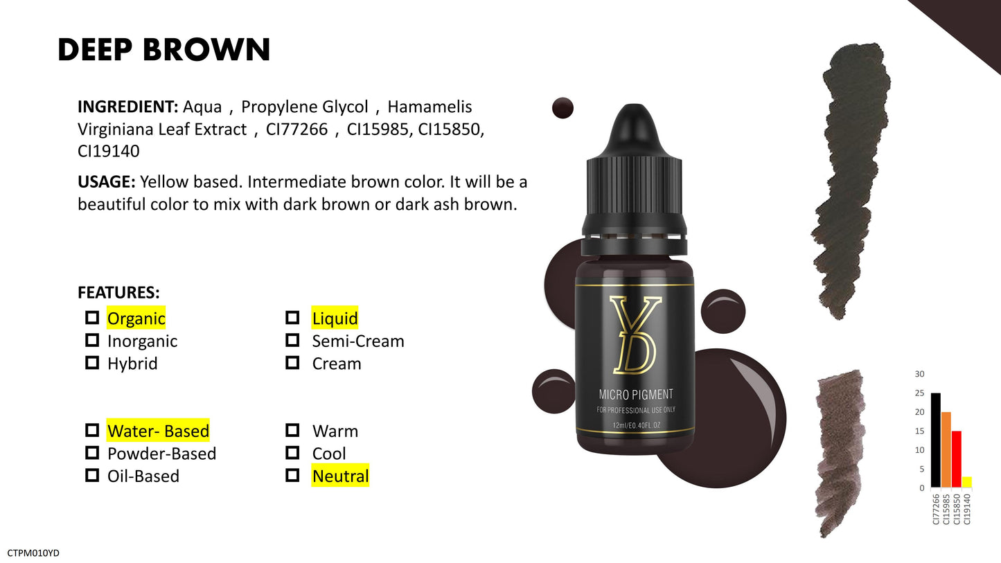 Deep Brown - YD Organic Pigment
