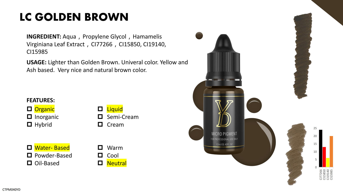 LC Golden Brown - YD Organic Pigment