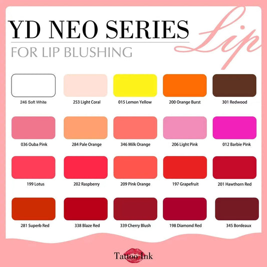YD NEO Organic Lip Pigments – 25 Individual Shades, 12ml