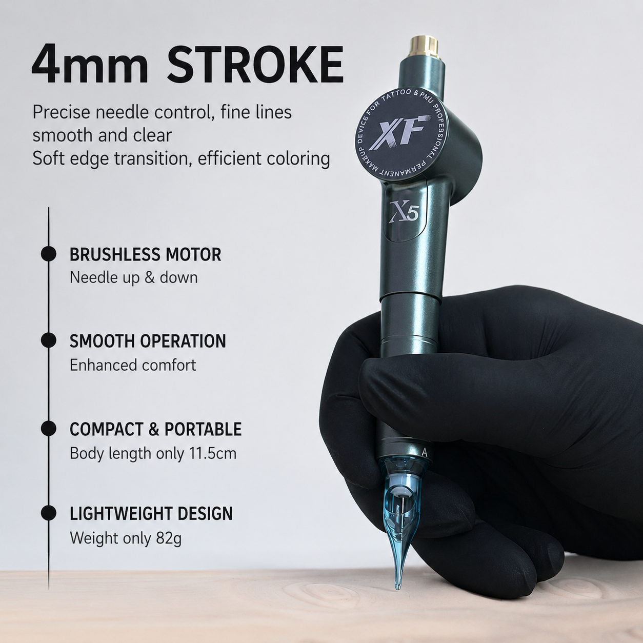 XF Model X5 Professional PMU & Tattoo Machine Kit - US PLUG