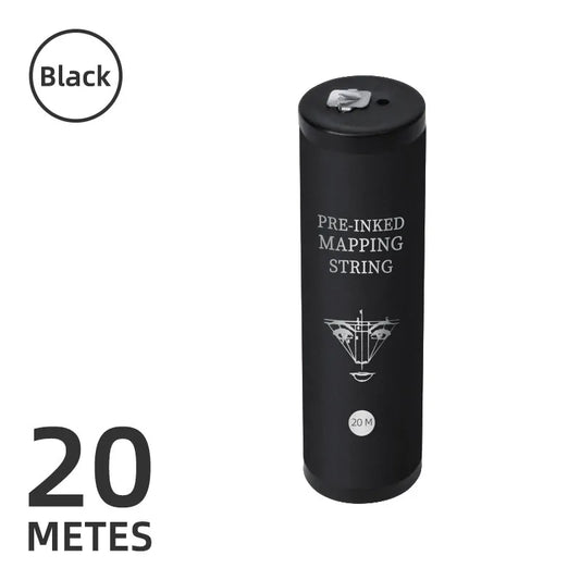 20M Pre-Inked PMU Mapping String | Professional Eyebrow Mapping Thread with Metal Tube Dispenser