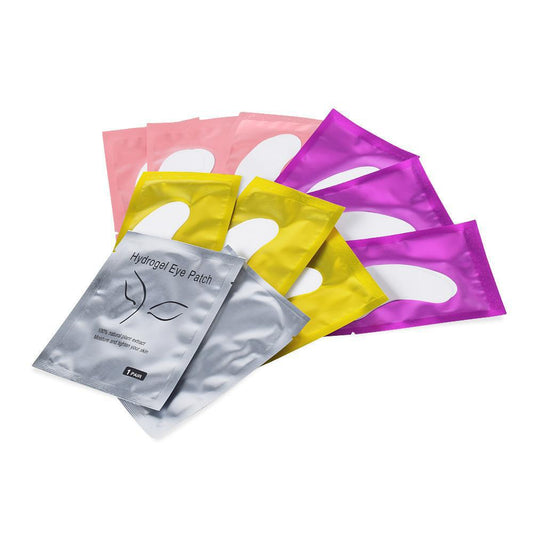 Eyelash Extension Under Eye Pads – Gel Eye Masks for Lash Application - 50 Pairs/Pack