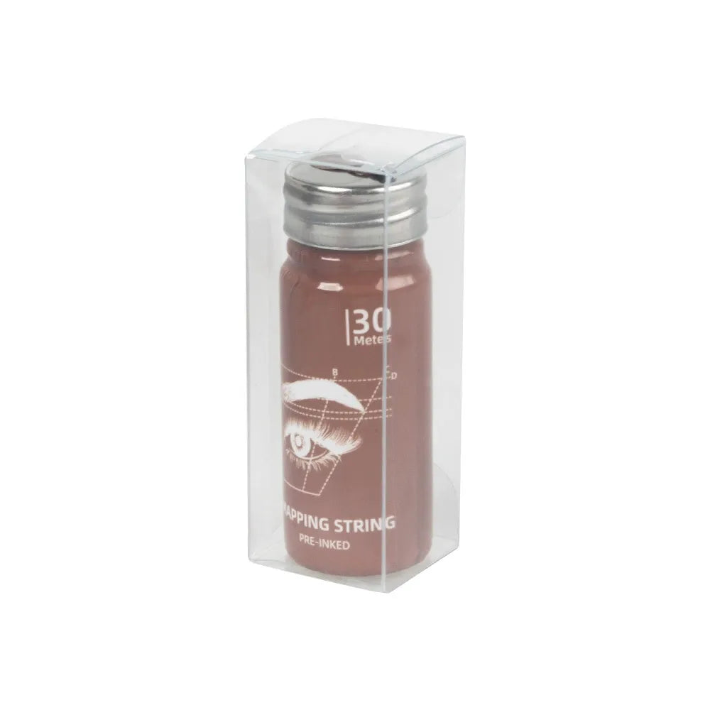 30M Pre-Inked PMU Mapping String – Professional Eyebrow Measuring Thread for Brow Mapping & Permanent Makeup Design
