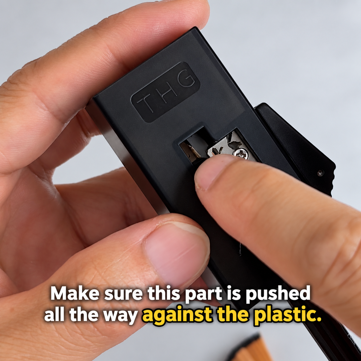 THG Professional Eyebrow Pencil Sharpener – Machete Tip PMU Brow Pencil Shaping Tool