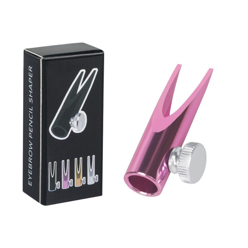 Cylinder-shaped Metal Eyebrow Pencil Sharpener - 3PCS
