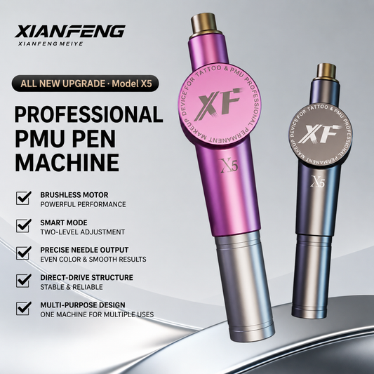 XF Model X5 Professional PMU & Tattoo Machine Kit - US PLUG